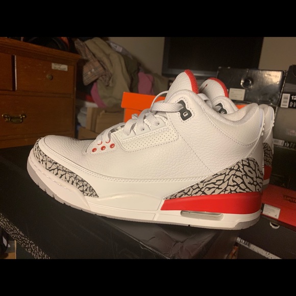 Nike Air Jordan Retro 3 Katrinas worn lightly - Picture 3 of 8